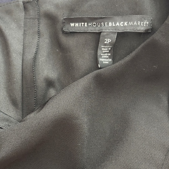 White House Black Market Bell Sleeve Sheath Dress - Black Size 2P - Picture 12 of 12